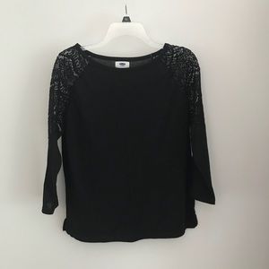 Old Navy 3/4 Sleeve Lace Shirt